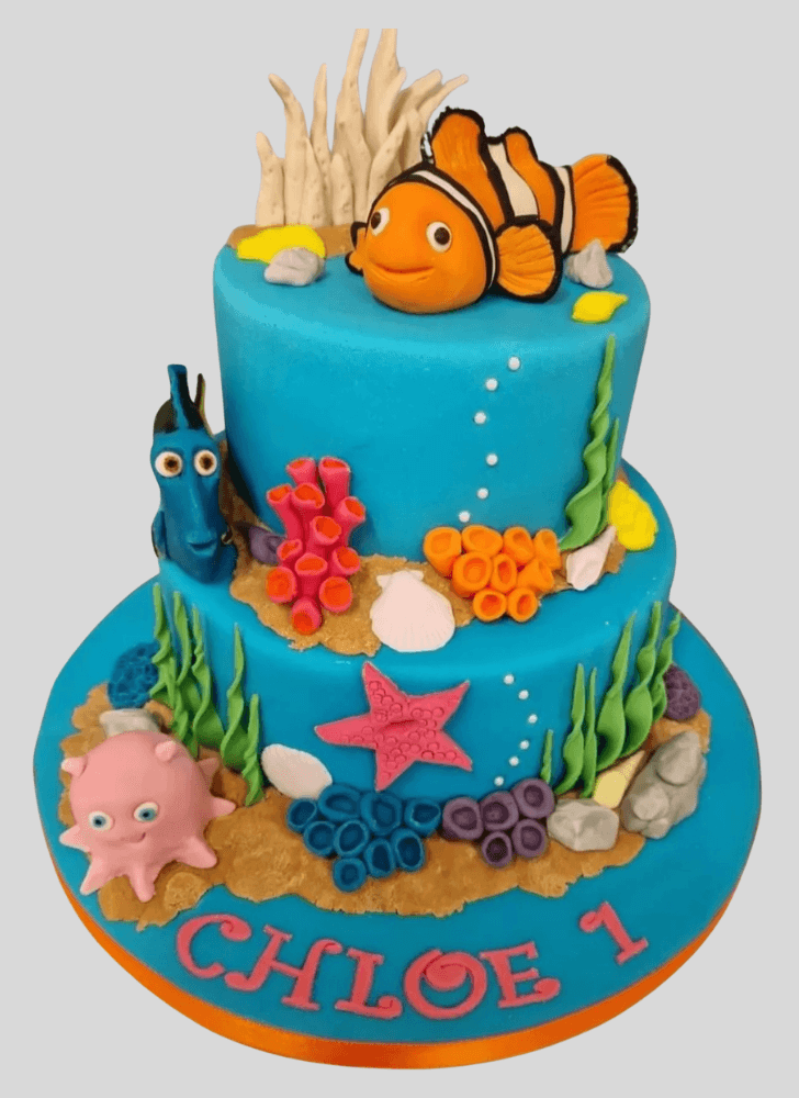 Graceful Finding Nemo Cake