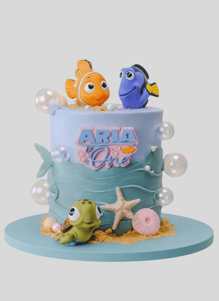 Inviting Finding Nemo Cake
