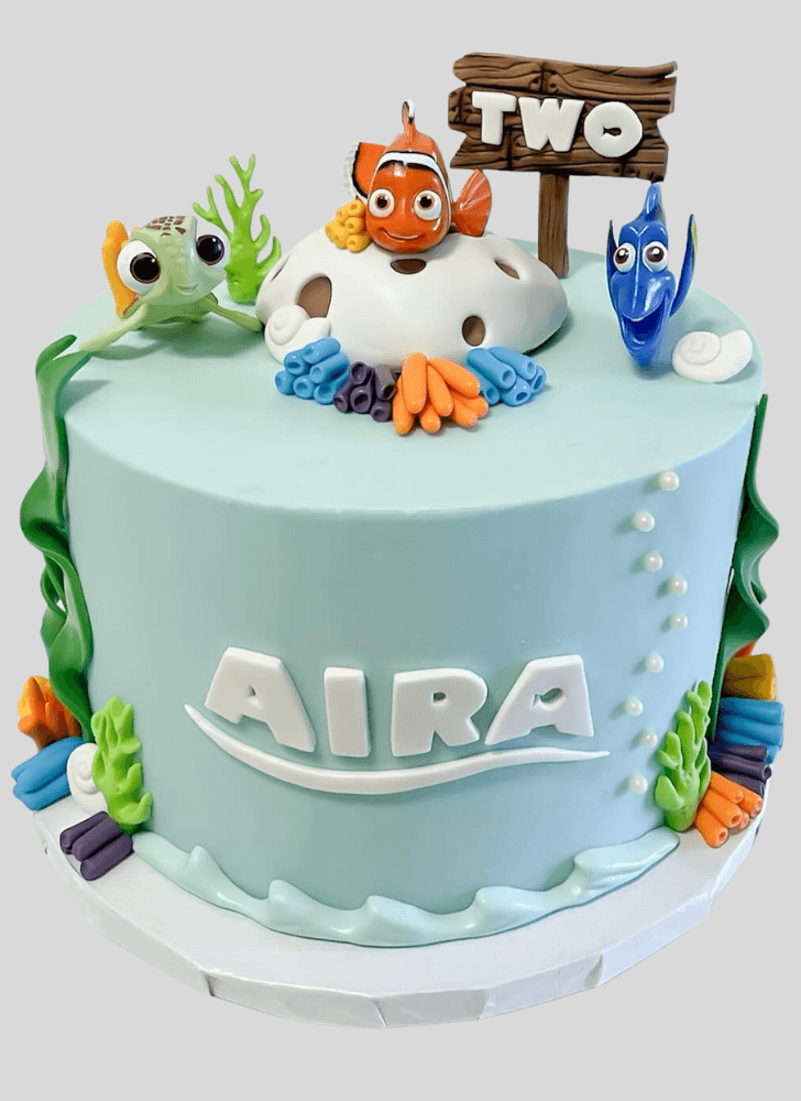 Lovely Finding Nemo Cake Design