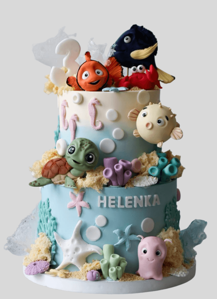 Superb Finding Nemo Cake
