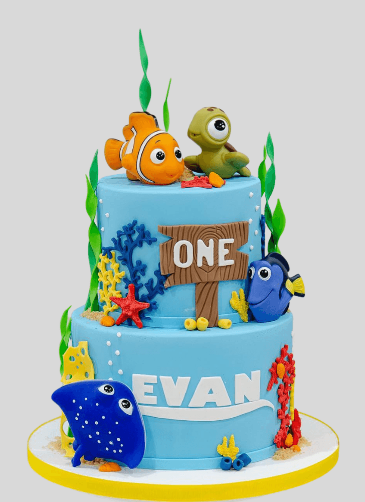 Wonderful Finding Nemo Cake Design