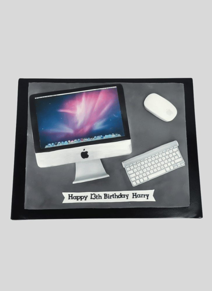 Charming iMac Cake