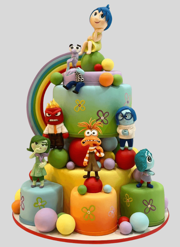 Adorable Inside Out Cake
