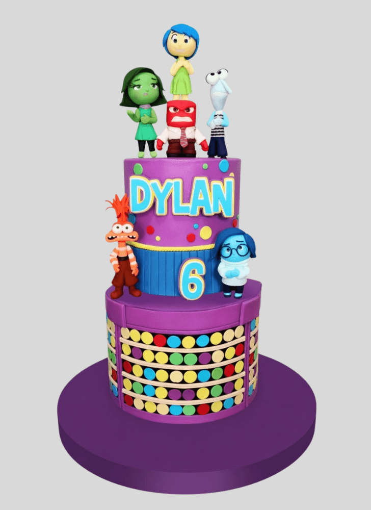 Fetching Inside Out Cake