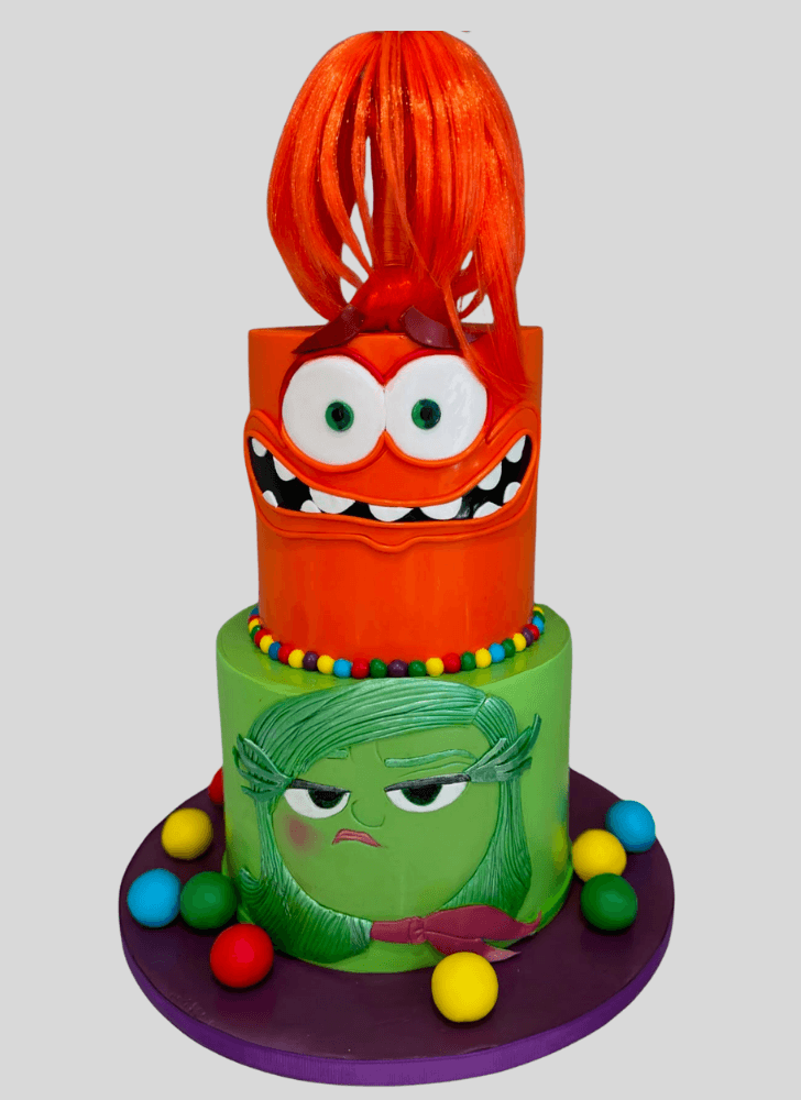 Wonderful Inside Out Cake Design