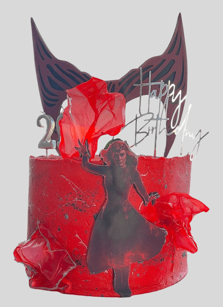 Appealing Scarlet Witch Cake
