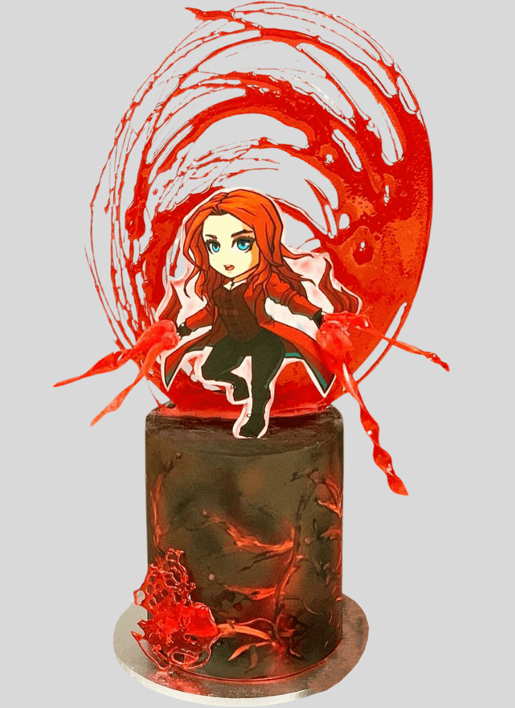 Captivating Scarlet Witch Cake