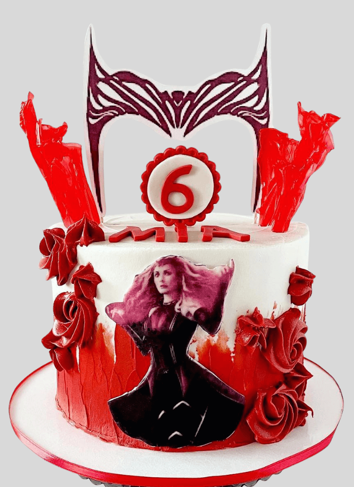 Charming Scarlet Witch Cake