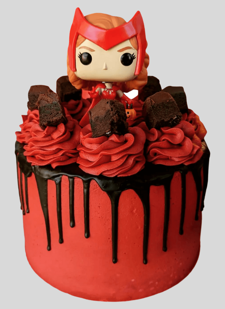 Classy Scarlet Witch Cake
