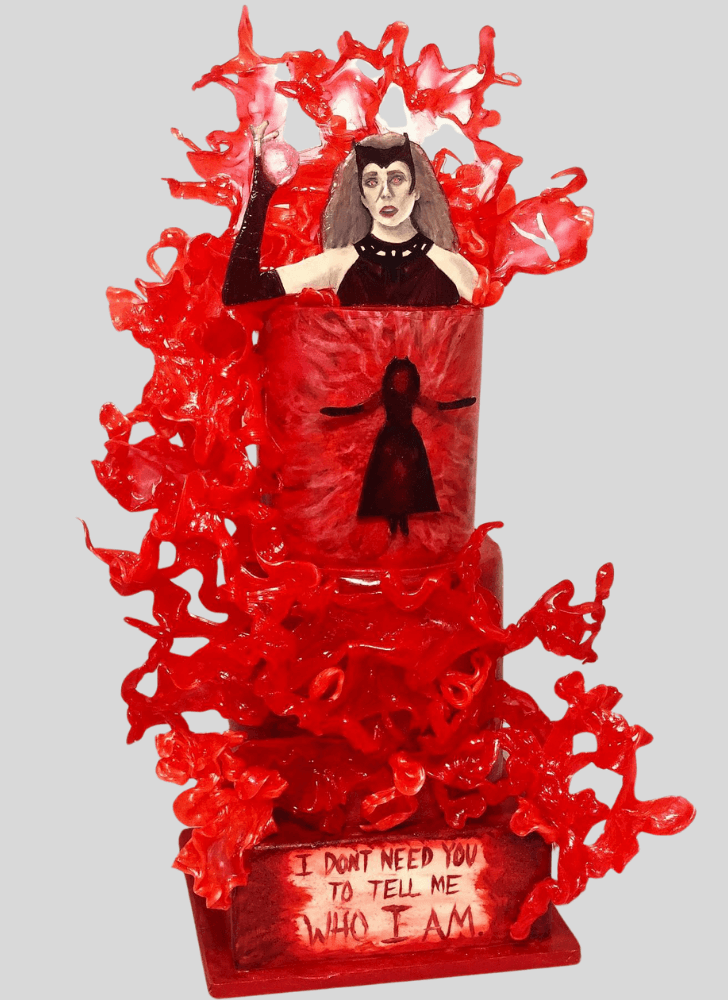 Comely Scarlet Witch Cake