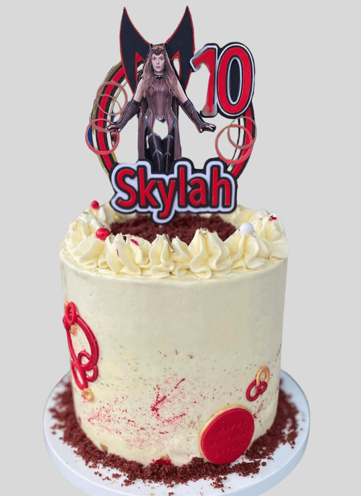 Cute Scarlet Witch Cake
