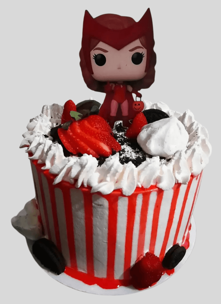 Delightful Scarlet Witch Cake
