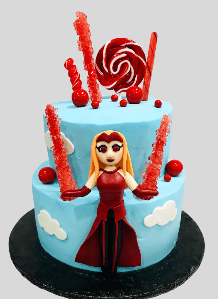Fascinating Scarlet Witch Cake