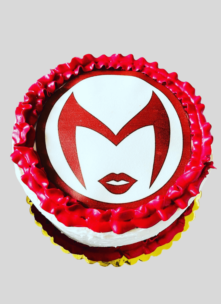 Good Looking Scarlet Witch Cake