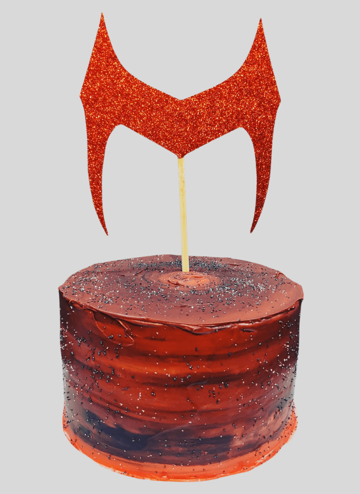 Graceful Scarlet Witch Cake