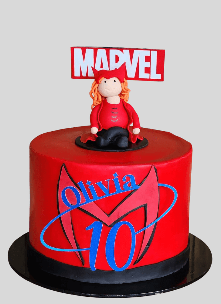 Handsome Scarlet Witch Cake