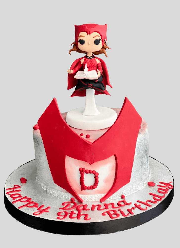 Inviting Scarlet Witch Cake