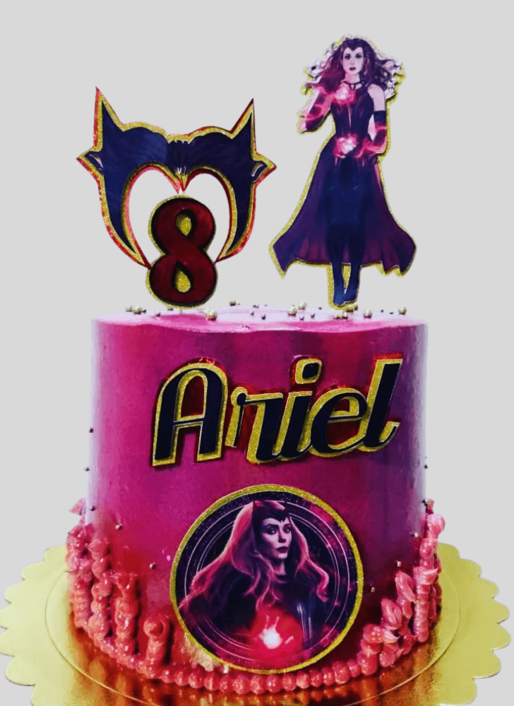 Lovely Scarlet Witch Cake Design