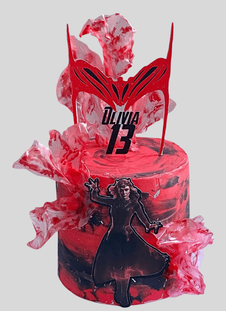 Magnificent Scarlet Witch Cake