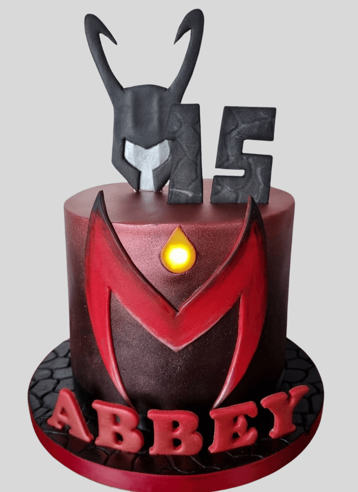 Pleasing Scarlet Witch Cake