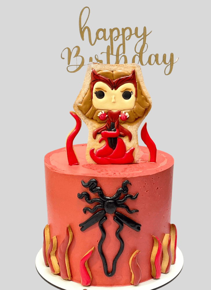 Radiant Scarlet Witch Cake