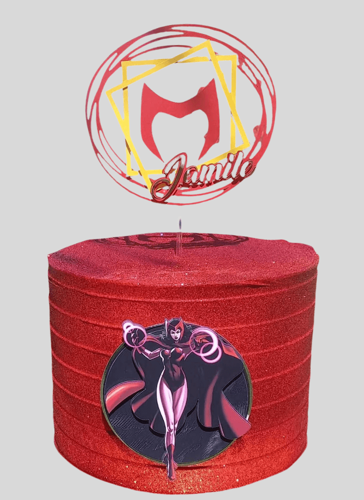 Resplendent Scarlet Witch Cake
