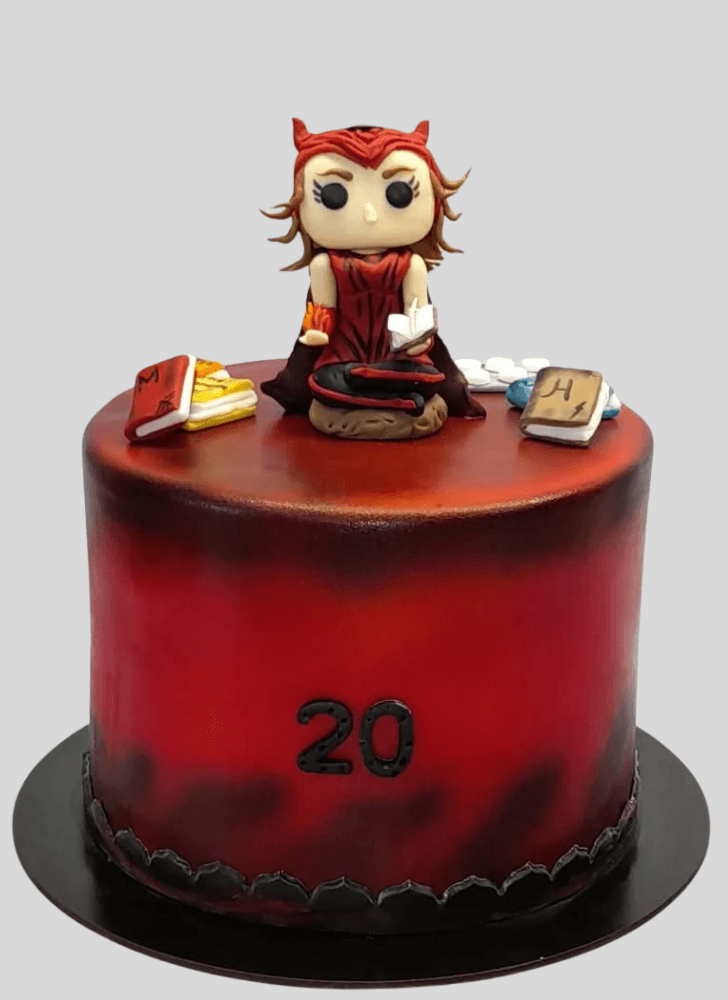Superb Scarlet Witch Cake
