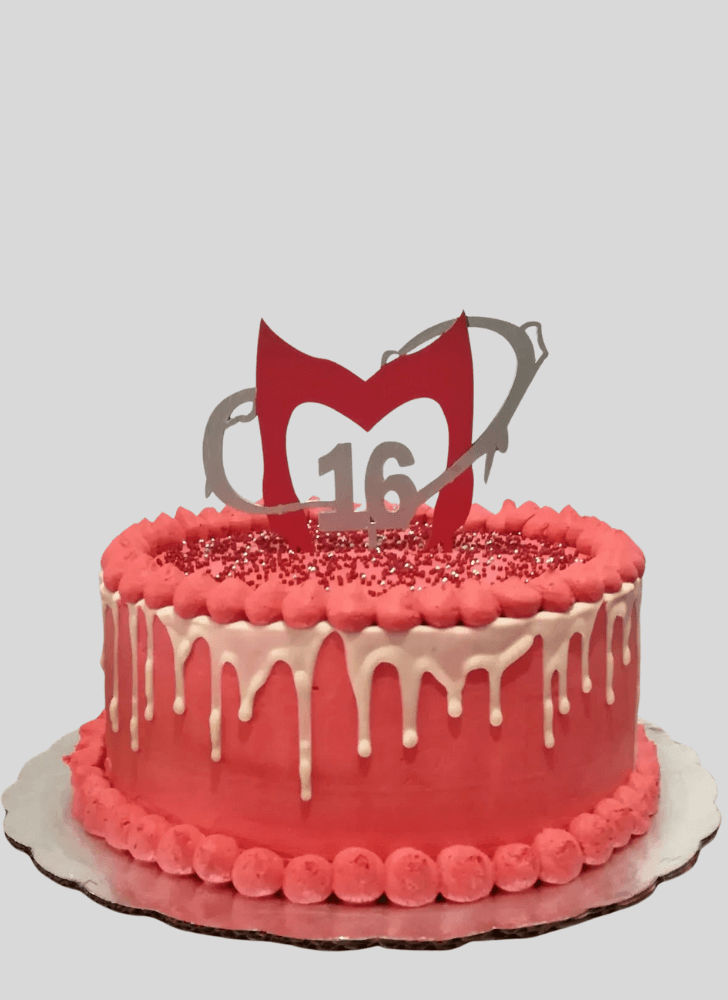 Wonderful Scarlet Witch Cake Design