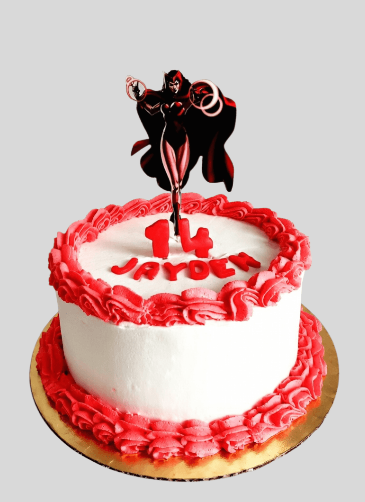 Adorable Wanda Maximoff Cake