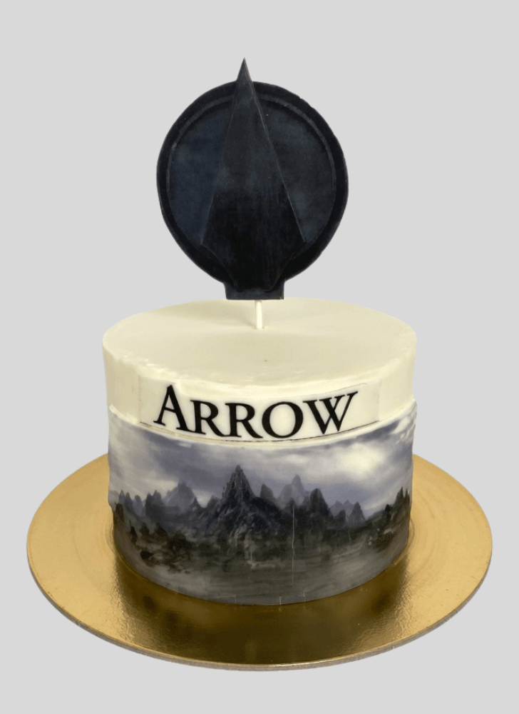 Good Looking Arrow Cake