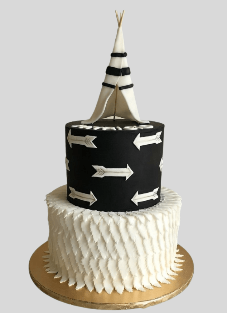 Pretty Arrow Cake