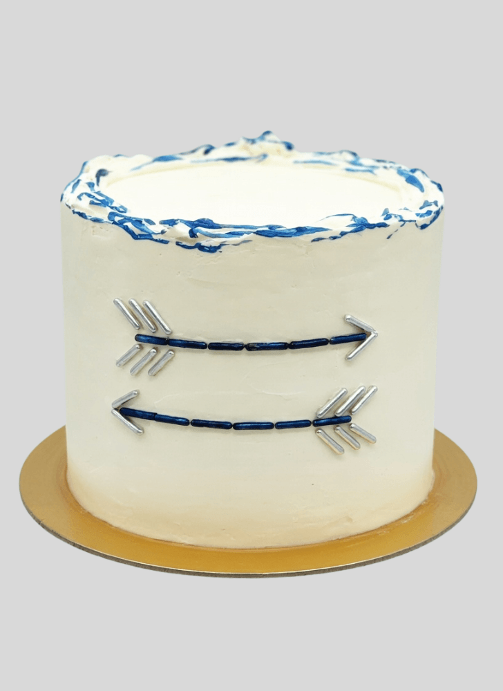 Shapely Arrow Cake