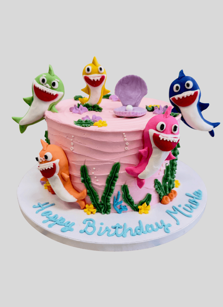 Adorable Baby Shark Cake