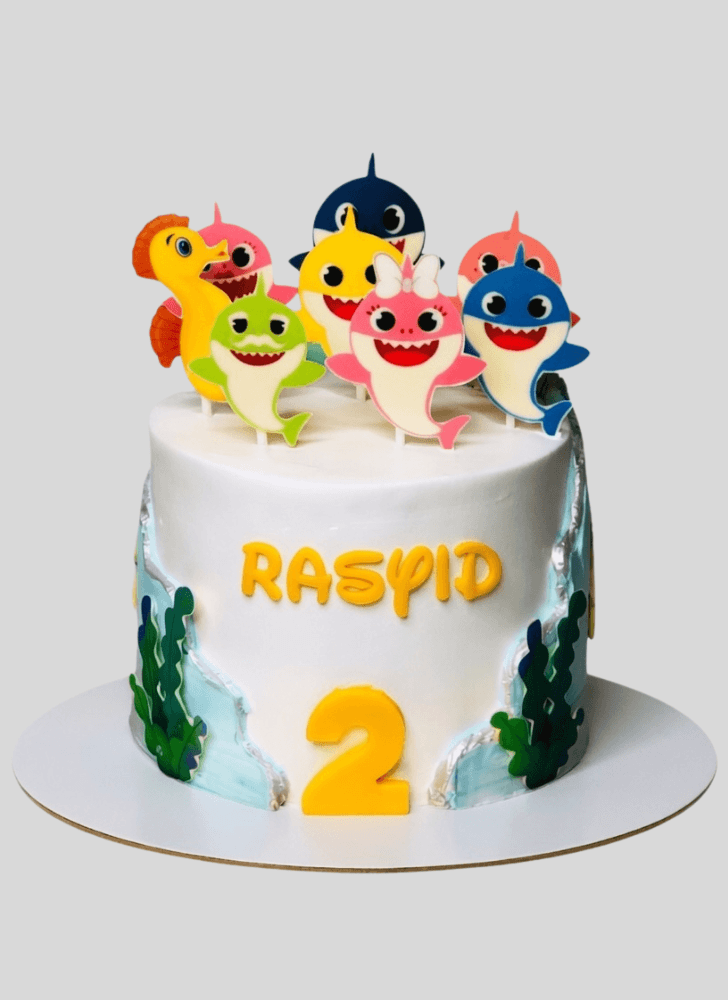 Charming Baby Shark Cake