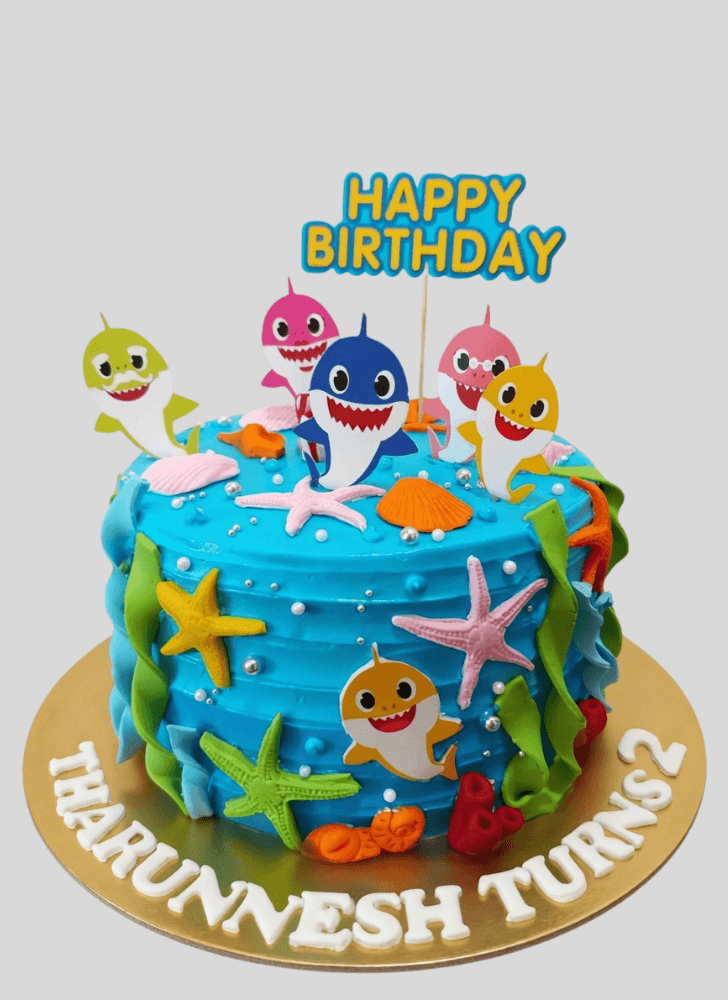 Excellent Baby Shark Cake