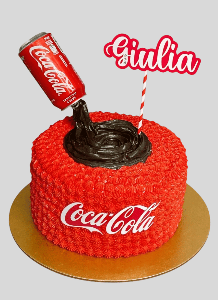 Inviting Coke Cake
