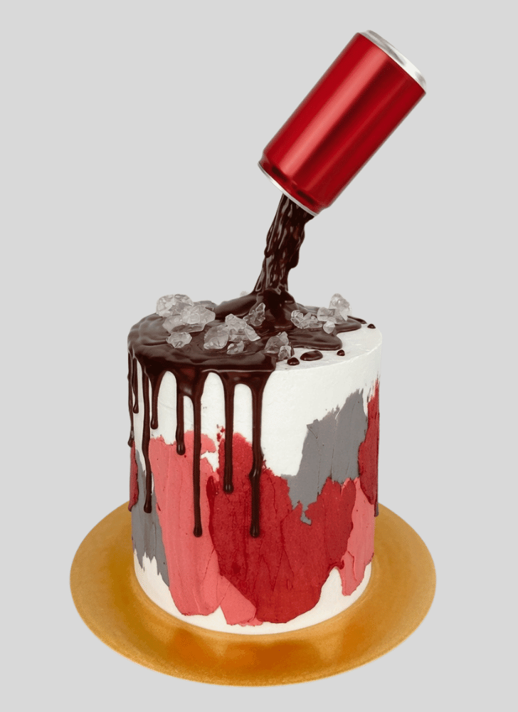 Lovely Coke Cake Design