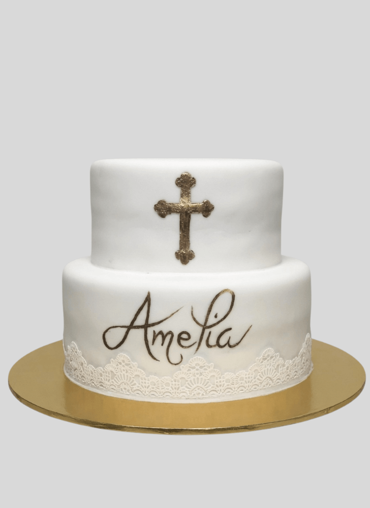 Alluring Cross Cake