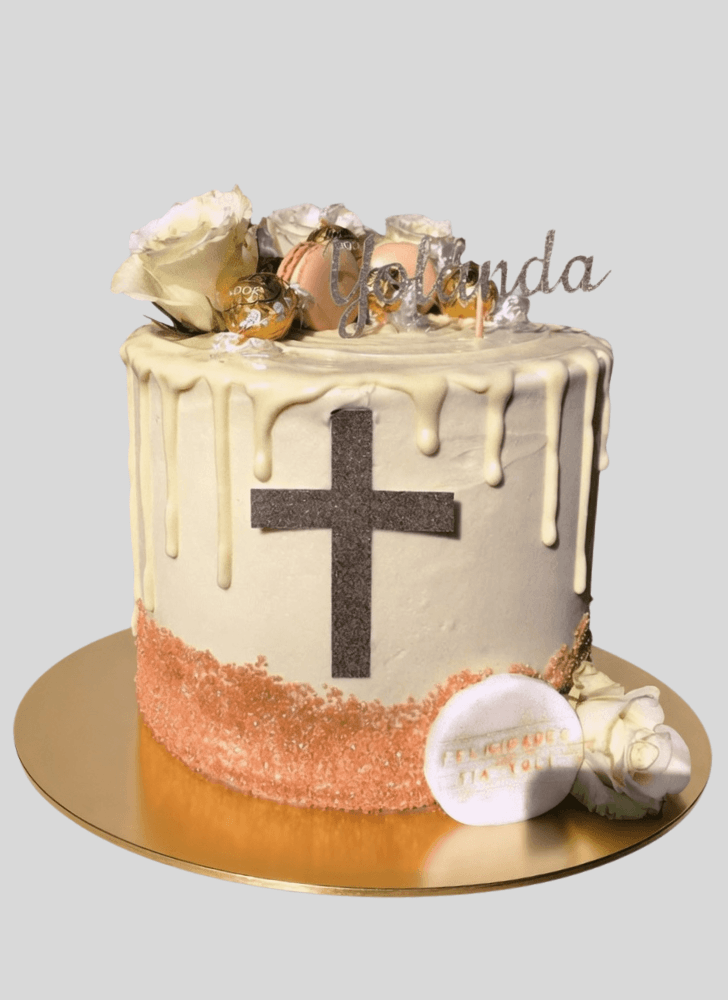 Graceful Cross Cake