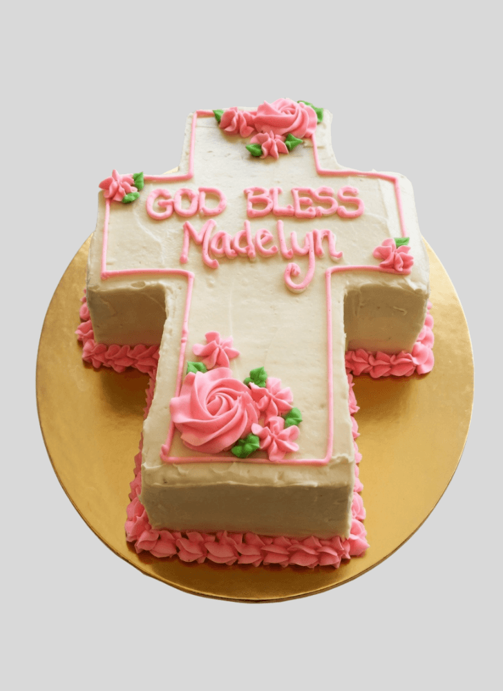 Mesmeric Cross Cake