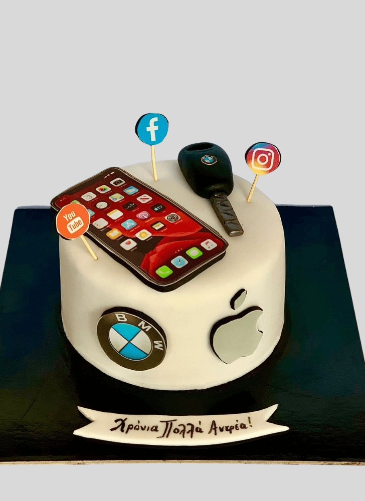 Alluring iPhone Cake