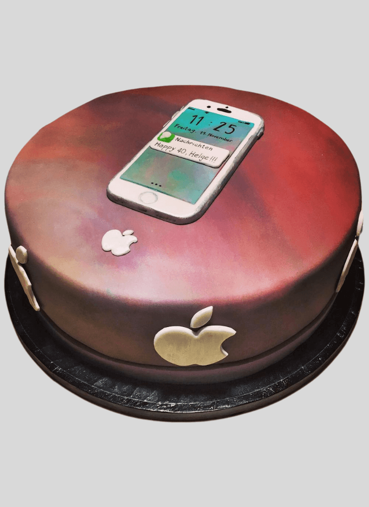 Appealing iPhone Cake