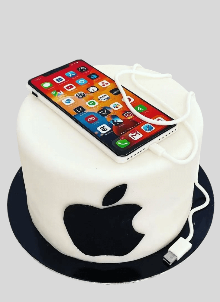 Radiant iPhone Cake