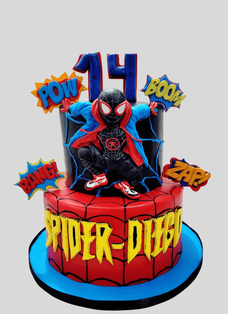 Bewitching Miles Morales Cake