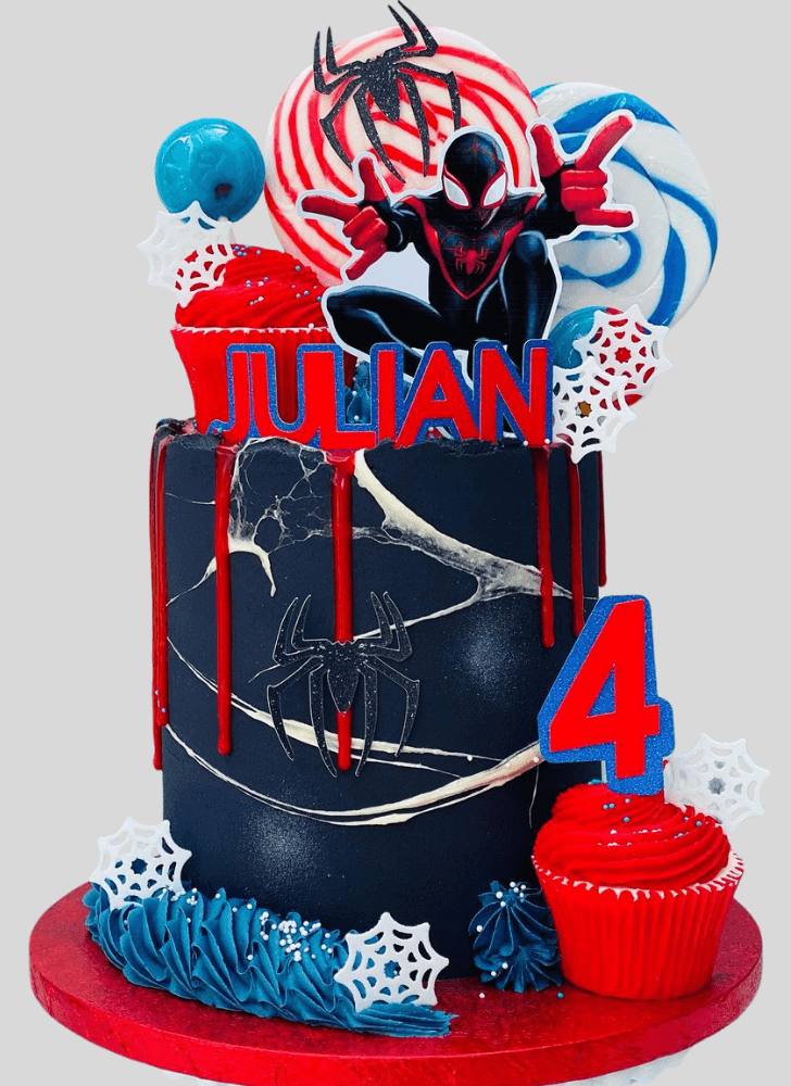 Classy Miles Morales Cake