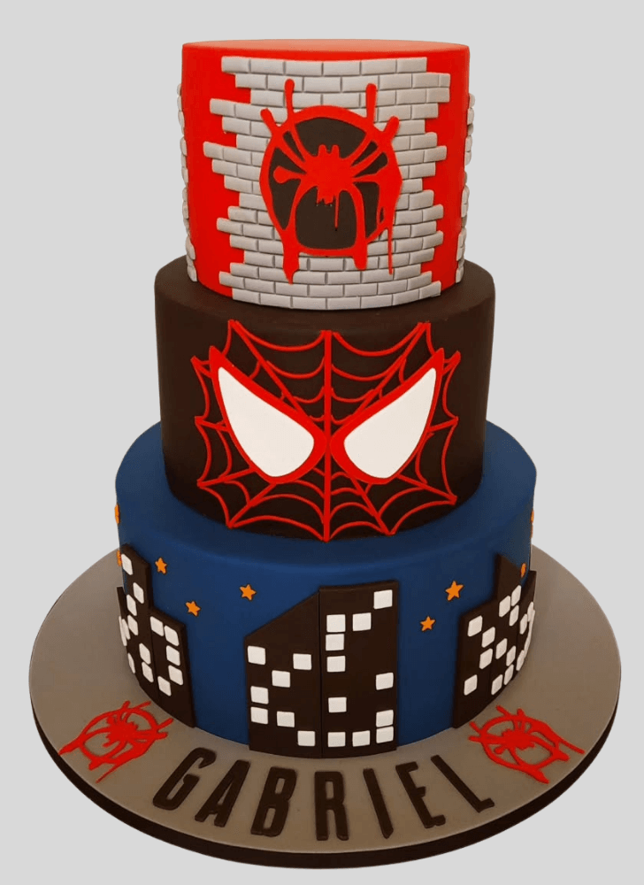 Inviting Miles Morales Cake