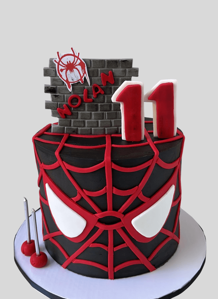 Lovely Miles Morales Cake Design