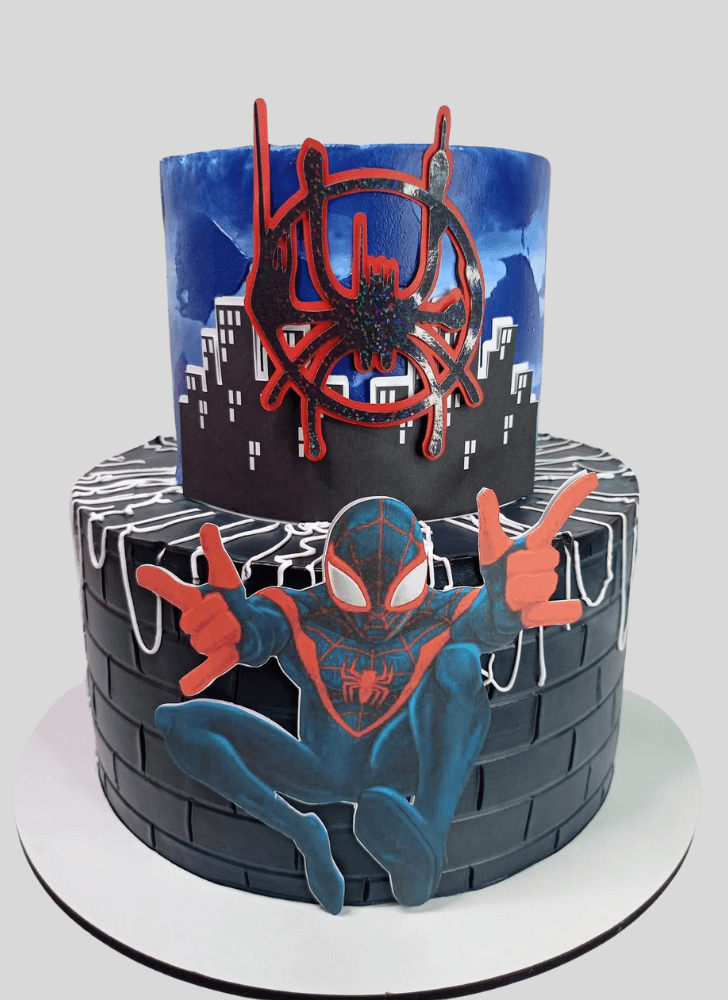 Magnificent Miles Morales Cake