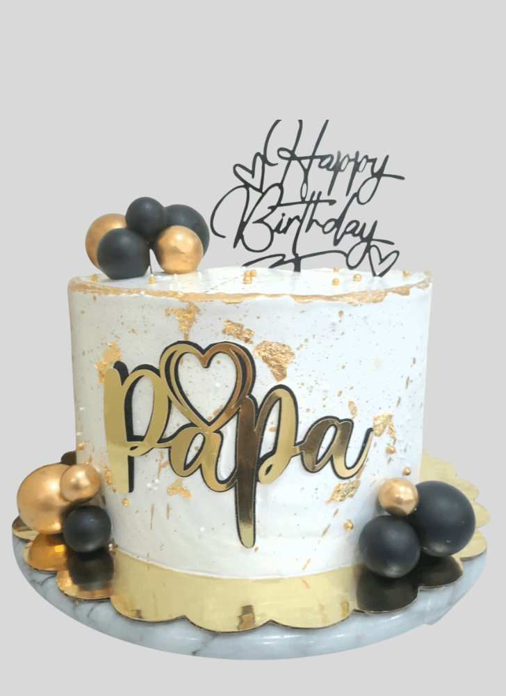 Lovely Papa Cake Design