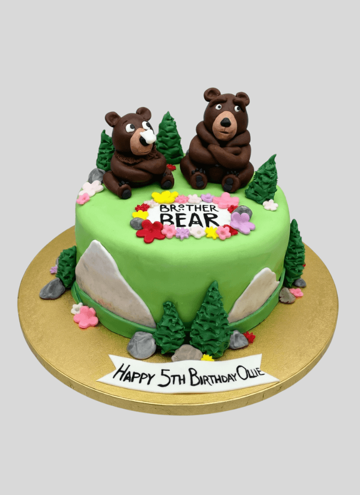 Beauteous Brother Bear Cake